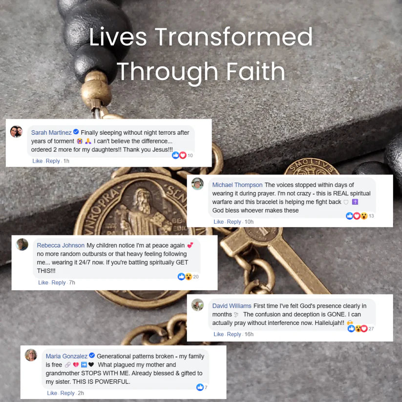 St. Benedict Crucifix Bracelet – For Generational Deliverance